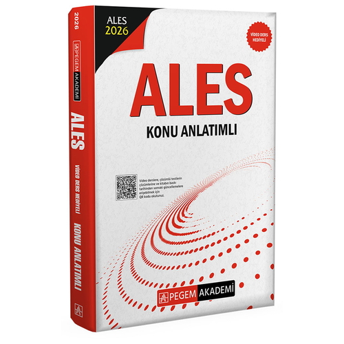 ALES Konu Anlatımlı Pegem Akademi Yayınları 2026