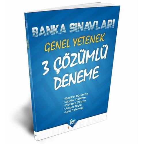 Banka Sınavları Banko Hizmetleri Asistanı 3 Deneme KR Akademi Yayınları