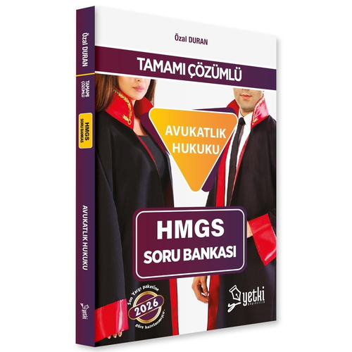 HMGS Soru Bankası Avukatlık Hukuku Yetki Yayınları 2026