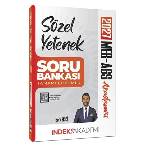 MEB-AGS Akademisi Sözel Yetenek Soru Bankası Tamamı Çözümlü İndeks Akademi Yayınları 2027