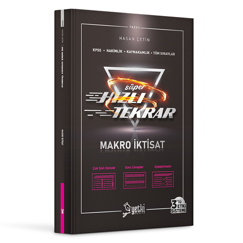 Süper Hızlı Tekrar Makro İktisat Yetki Yayınları 2025