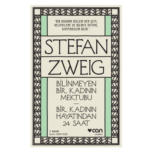 Bilinmeyen Bir Kadının Mektubu - Stefan Zweig