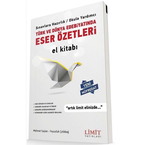 Türk ve Dünya Edebiyatında Eser Özetleri El Kitabı Limit Yayınları