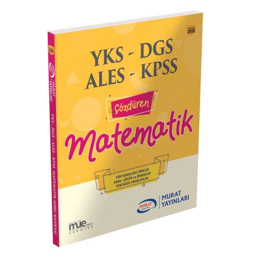 YKS DGS ALES KPSS Çözdüren Matematik Soru Bankası Murat Yayınları
