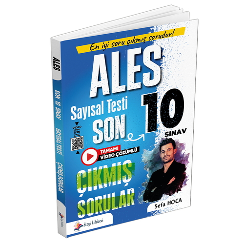 ALES Sayısal Yetenek Son 10 Sınav Çıkmış Sorular Dizgi Kitap Yayınları 2025