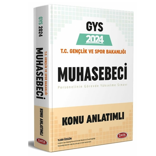 GYS T.C. Gençlik ve Spor Bakanlığı Muhasebeci Konu Anlatımlı Data Yayınları 2024