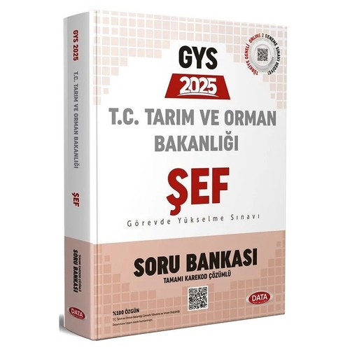 GYS Tarım ve Orman Bakanlığı Şef Soru Bankası Data Yayınları 2025
