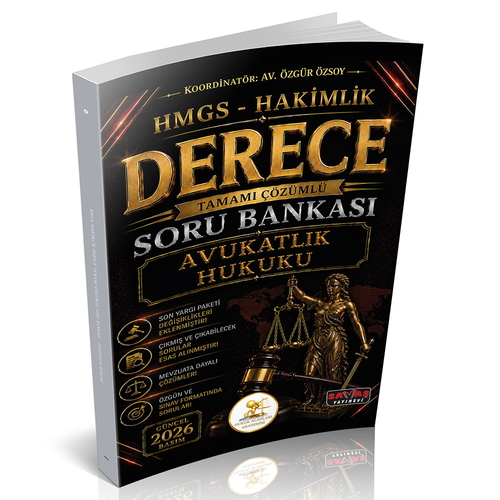 HUKAL HMGS-Hakimlik Derece Avukatlık Hukuku Soru Bankası Savaş Yayınevi 2026