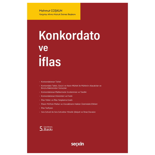 Konkordato ve İflas - Mahmut Coşkun