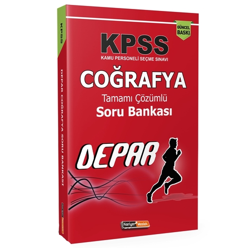 KPSS Depar Coğrafya Çözümlü Soru Bankası Kariyer Meslek Yayınları