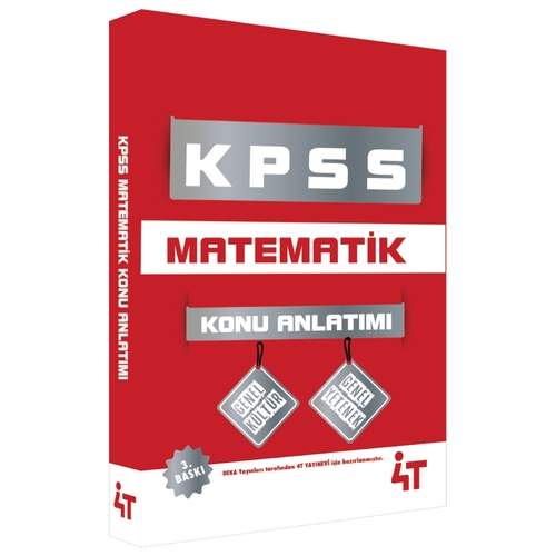 KPSS Matematik Konu Anlatımı 4T Yayınları 2025