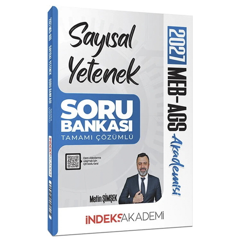 MEB-AGS Akademisi Sayısal Yetenek Soru Bankası Tamamı Çözümlü İndeks Akademi Yayınları 2027