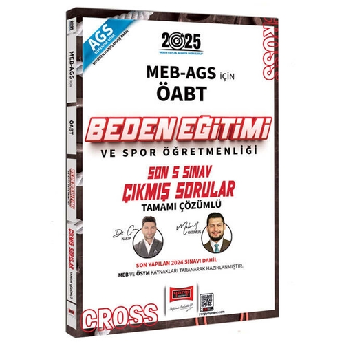 MEB AGS ÖABT Beden Eğitimi ve Spor Öğretmenliği Son 5 Sınav Çıkmış Sorular Yargı Yayınları 2025