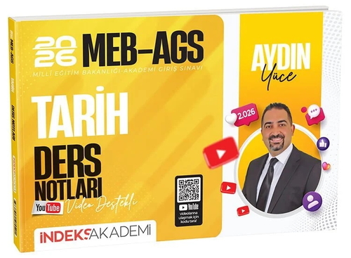 MEB AGS Tarih Video Ders Notları İndeks Akademi Yayınları 2026