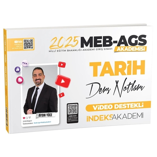 MEB AGS Tarih Video Ders Notları İndeks Akademi Yayınları 2025
