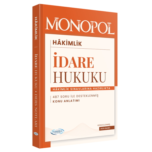 Hakimlik İdare Hukuku Konu Anlatımı Monopol Yayınları 2026