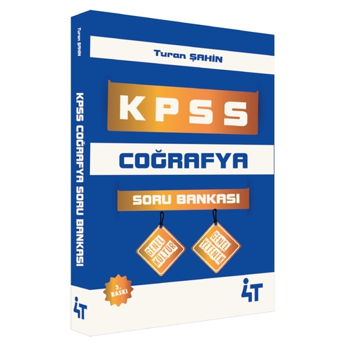 KPSS Coğrafya Soru Bankası 4T Yayınları 2025