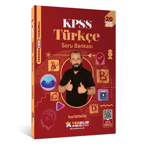 KPSS Genel Yetenek Atölye Serisi Türkçe Soru Bankası Yediiklim Yayınları 2026