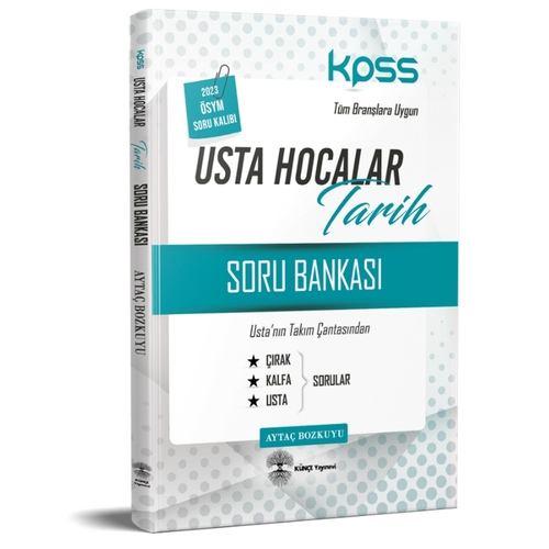 KPSS Tarih Usta Hocalar Soru Bankası Künçe Yayınları 2023
