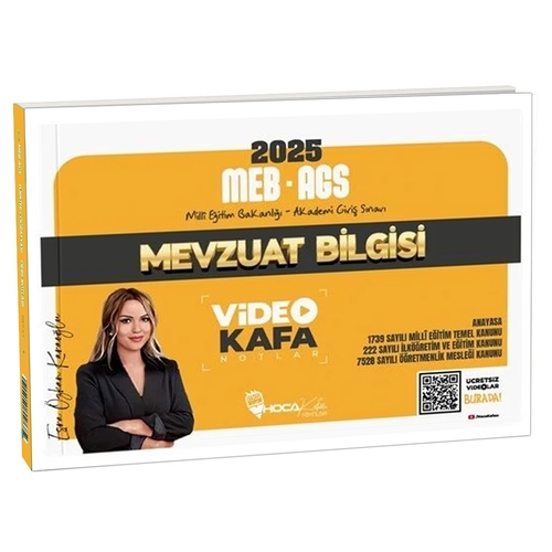 MEB AGS Mevzuat Bilgisi Video Kafa Notlar Hoca Kafası Yayınları 2025