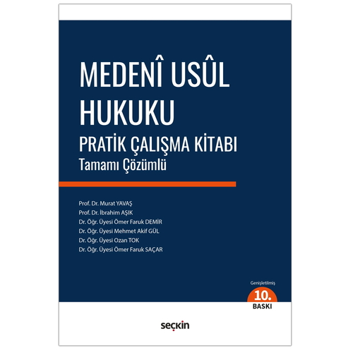 Medeni Usul Hukuku Pratik Çalışma Kitabı - Murat Yavaş
