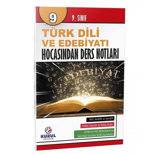 Türk Dili ve Edebiyatı  Ders Notları 9.Sınıf Kurul Yayınları
