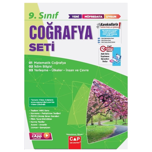 9. Sınıf Anadolu Lisesi Coğrafya Seti Çap Yayınları