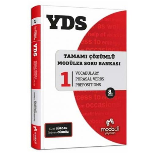 YDS Tamamı Çözümlü Soru Bankası Serisi 1 Tüm Gramer Konuları Modadil Yayınları