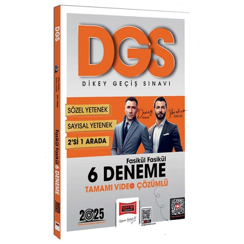 DGS Sayısal-Sözel 2\'si Bir Arada Fasikül Fasikül 6 Deneme Yargı Yayınları 2025