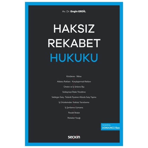 Haksız Rekabet Hukuku - Engin Erdil