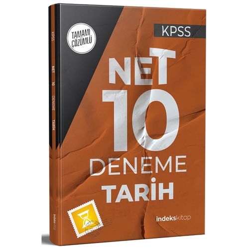 KPSS Tarih Net 10 Deneme Çözümlü İndeks Akademi Yayınları 2021