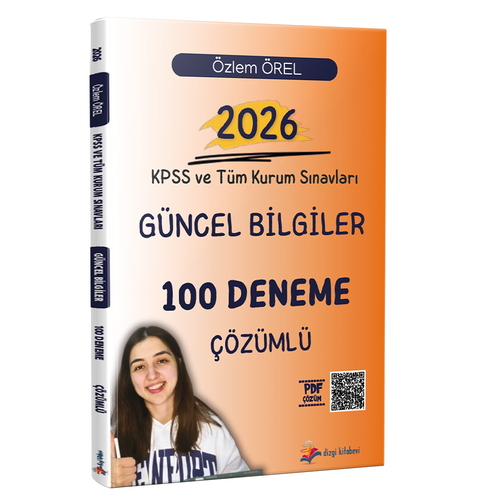 KPSS ve Tüm Kurum Sınavları Güncel Bilgiler 100 Deneme Sınavı Dizgi Kitap Yayınları 2026