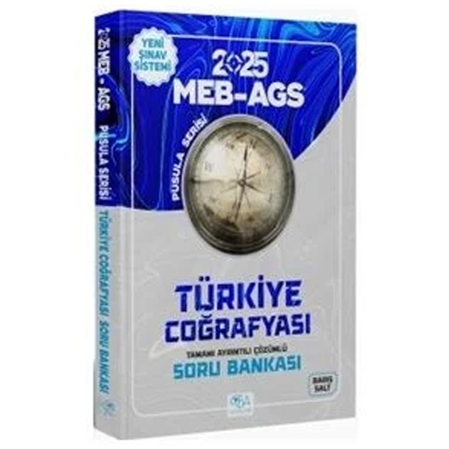 MEB AGS Pusula Serisi Türkiye Coğrafyası Soru Bankası CBA Yayınları 2025