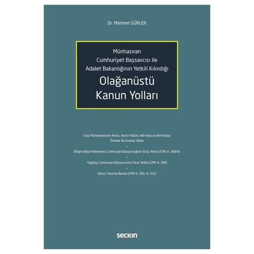 Olağanüstü Kanun Yolları - Mehmet Gürler
