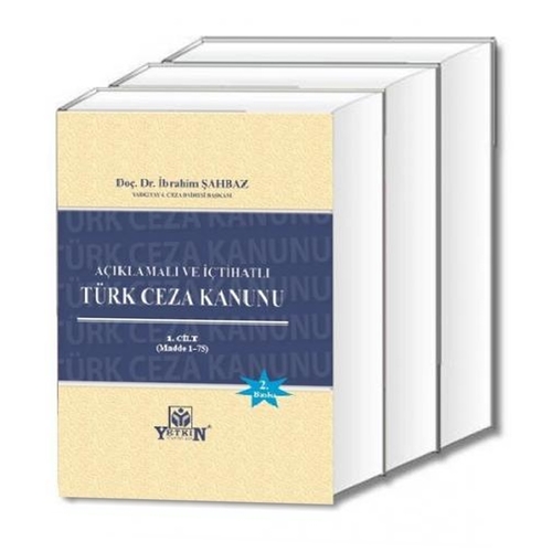 Türk Ceza Kanunu (3 Cilt) - İbrahim Şahbaz