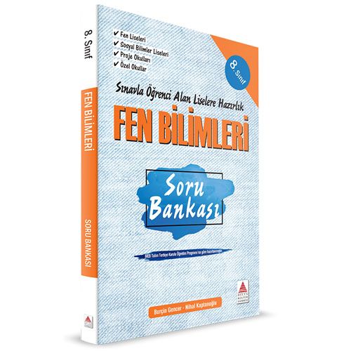 8. Sınıf Fen Bilimleri Soru Bankası Liselere Hazırlık Delta Kültür Yayınları