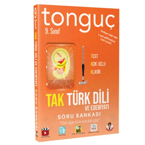 9. Sınıf TAK Türk Dili ve Edebiyatı Soru Bankası Tonguç Akademi Yayınları