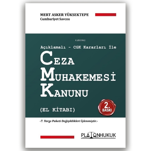 Ceza Muhakemesi Kanunu El Kitabı - Mert Asker Yüksektepe