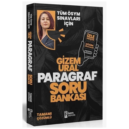 KPSS DGS ALES YKS TYT AYT Paragraf Soru Bankası İsem Yayınları 2024