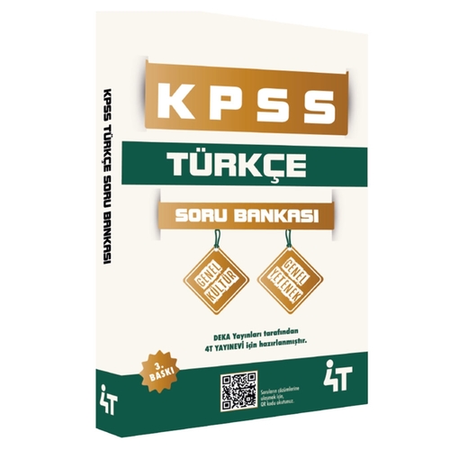 KPSS Türkçe Soru Bankası 4T Yayınları 2025