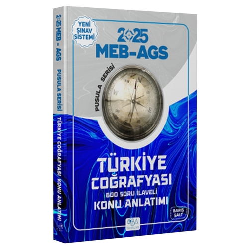 MEB AGS Pusula Serisi Türkiye Coğrafyası Konu Anlatımı CBA Yayınları 2025