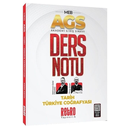MEB AGS Tarih, Türkiye Coğrafyası Ders Notu Retro Yayınları 2025