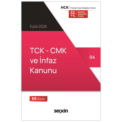 TCK CMK ve İnfaz Kanunu - Seçkin Yayınevi Kanun Metinleri Eylül 2026