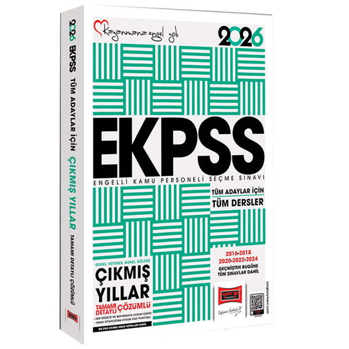 Tüm Adaylar İçin EKPSS GK-GY Tüm Dersler Çıkmış Sorular Kitabı Yargı Yayınları 2026