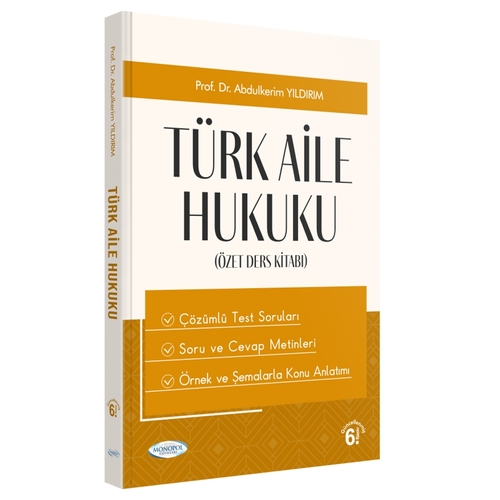 Türk Aile Hukuku - Abdülkerim Yıldırım