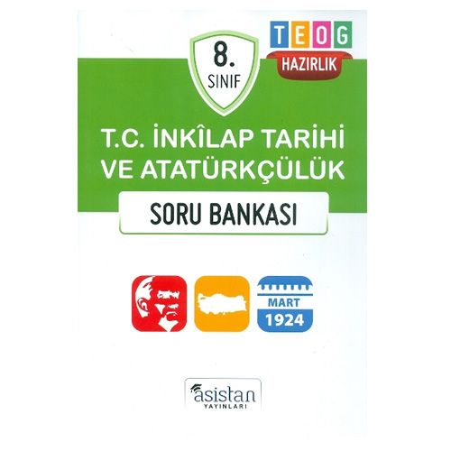 8. Sınıf T. C. İnkılap Tarihi ve Atatürkçülük Soru Bankası Asistan Yayınları