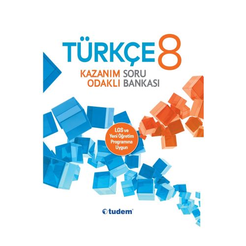 8. Sınıf Türkçe Kazanım Odaklı Soru Bankası Tudem Yayınları