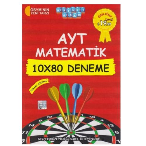 AYT Matematik 10x80 Deneme Akıllı Adam Yayınları