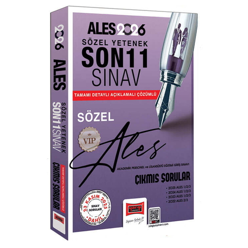 ALES VIP Sözel Yetenek Son 11 Sınav Çıkmış Sorular Yargı Yayınları 2026