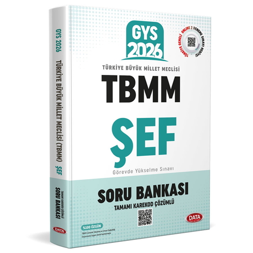 GYS TBMM Şef Soru Bankası Tamamı Karekod Çözümlü Data Yayınları 2026